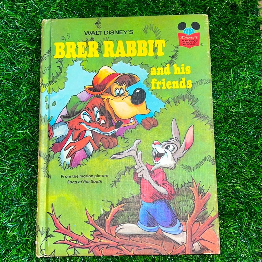 Brer Rabbit and His Friends Book Vintage Hardcover Walt Disney 1973 Childrens